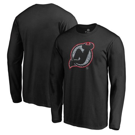 New Jersey Devils - Static Logo NHL Long Sleeve T-Shirt