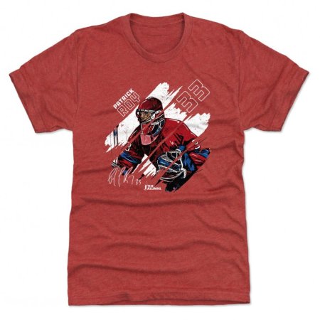 Montreal Canadiens - Patrick Roy Stripes Red NHL T-Shirt - Wielkość: S/USA=M/EU