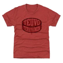 Carolina Hurricanes Kinder - Teuvo Teravainen Puck Red NHL T-Shirt