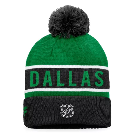 Dallas Stars - Authentic Pro Rink Cuffed NHL Zimní čepice