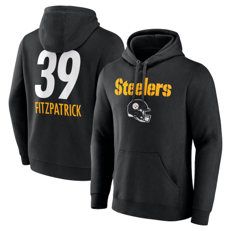 Pittsburgh Steelers - Minkah Fitzpatrick Wordmark NFL Mikina s kapucí