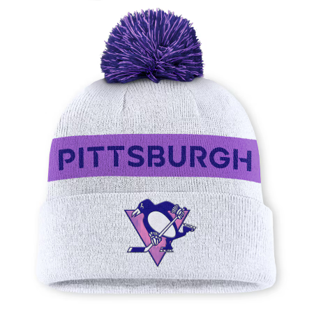 Pittsburgh Penguins - 2024 Hockey Fight Cancer NHL Zimná čiapka