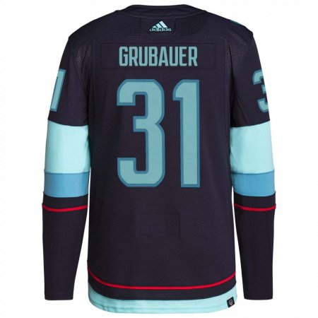 Seattle Kraken - Philipp Grubauer Authentic Primegreen NHL Trikot
