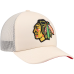 Chicago Blackhawks - Foam Front Cream NHL Cap