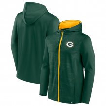 Green Bay Packers - Ball Carrier Full-Zip Green NFL Bluza s kapturem