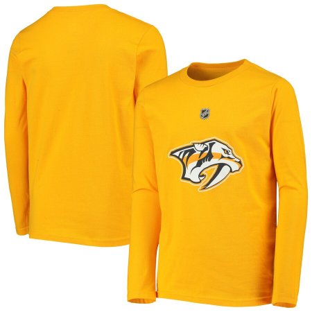 Nashville Predators Youth - Primary Logo NHL Long Sleeve T-Shirt