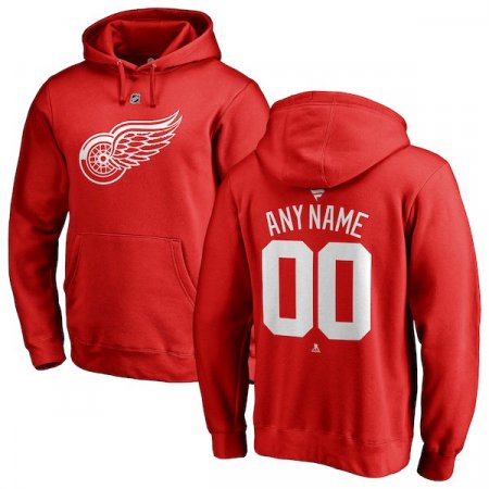 Detroit Red Wings - Team Authentic NHL Mikina s kapucí/Vlastní jméno a číslo