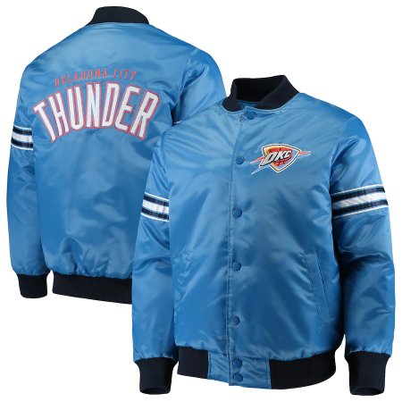Oklahoma City Thunder - Starter Pick Varsity Satin Full-Snap NBA Jacket