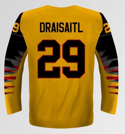 Německo - Leon Draisaitl 2018 MS v Hokeji Replica Fan Dres