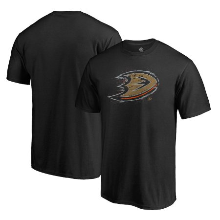 Anaheim Ducks - Splatter Logo NHL Tričko - Velikost: M/USA=L/EU