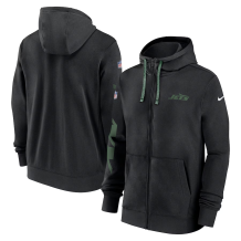 New York Jets - 2024 Nike Sideline Club Full-zip NFL Mikina s kapucňou