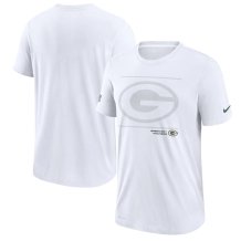 Green Bay Packers - Sideline Performance White NFL Tričko