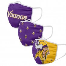 Minnesota Vikings - Sport Team 3-pack NFL face mask