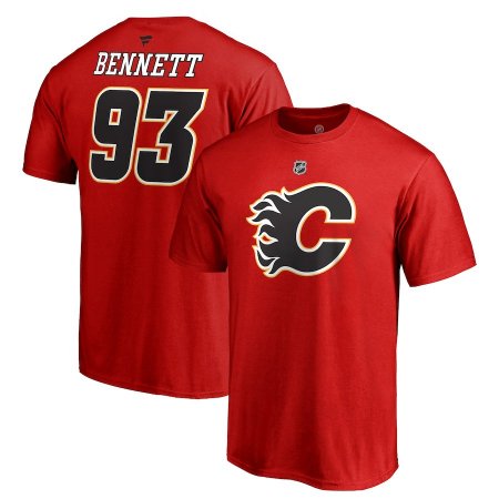 Calgary Flames - Sam Bennett Stack NHL T-Shirt