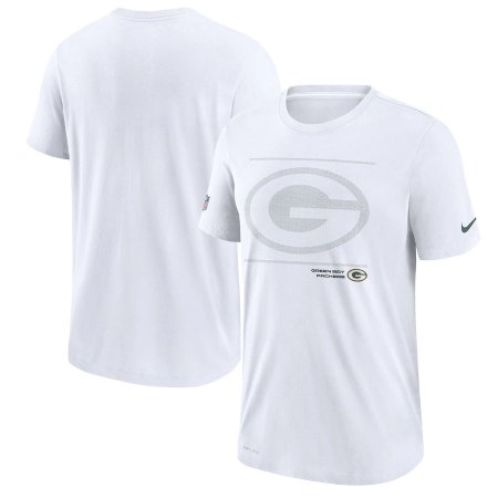 Green Bay Packers - Sideline Performance White NFL T-Shirt