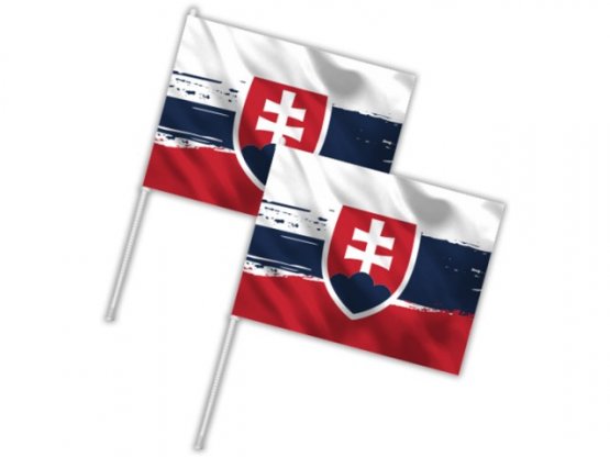 Slovakia - Hockey Fan Car Flags