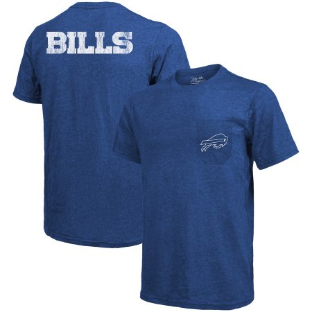 Buffalo Bills - Tri-Blend Pocket NFL Tričko