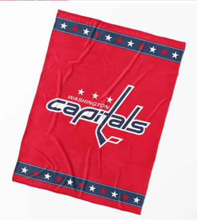 Washington Capitals - Team Logo 150x200cm NHL Prikrývka