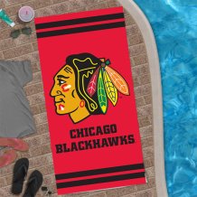 Chicago Blackhawks - Team Red NHL Ręcznik plażowy - DROBNE USZKODZENIA