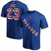 New York Rangers - Adam Fox Stack NHL T-Shirt