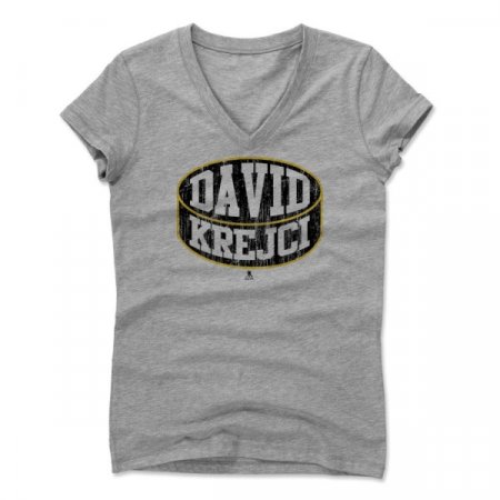 Boston Bruins Womens - David Krejci Puck NHL T-Shirt