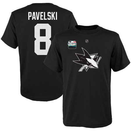 San Jose Sharks Detské - Joe Pavelski 2019 All-Star Game NHL Tričko