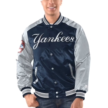 New York Yankees - Full-Snap Varsity Satin MLB Bunda