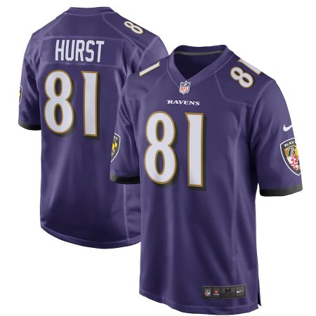 Baltimore Ravens - Hayden Hurst NFL Bluza meczowa