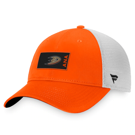 Anaheim Ducks -Authentic Pro Rink Trucker Orange NHL Hat