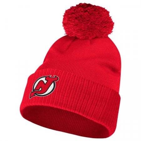 New Jersey Devils - Team Cuffed Pom NHL Knit Hat
