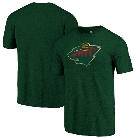 Minnesota Wild - Primary Logo Tri-Blend NHL T-shirt
