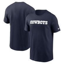 Dallas Cowboys - Essential Wordmark Navy NFL T-Shirt