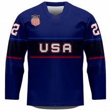 USA - 2022 Hokejový Replica Fan Dres/Vlastné meno a číslo