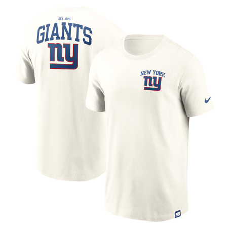 New York Giants - Blitz Essential Cream NFL T-Shirt - Wielkość: XXL/USA=3XL/EU