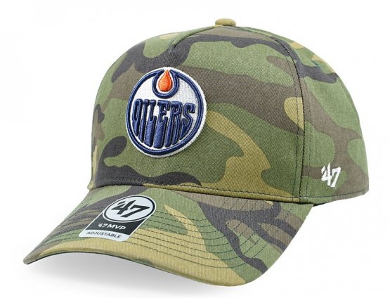 Edmonton Oilers - Camo Grove MVP NHL Cap