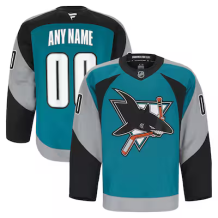 San Jose Sharks - Alternate Authentic Pro NHL Jersey/Customized