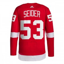 Detroit Red Wings - Moritz Seider Authentic Primegreen Red NHL Trikot