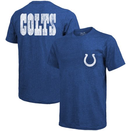 Indianapolis Colts - Tri-Blend Pocket NFL Tričko