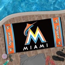 Miami Marlins - Beach FF MLB Towel
