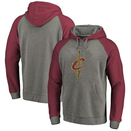 Cleveland Cavaliers - Distressed Logo Tri-Blend NBA Hooded