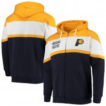 Indiana Pacers - Colorblock Full-Zip NBA Mikina s kapucí