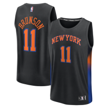 New York Knicks - Jalen Brunson Fast Break Replica NBA Jersey Statement Edition