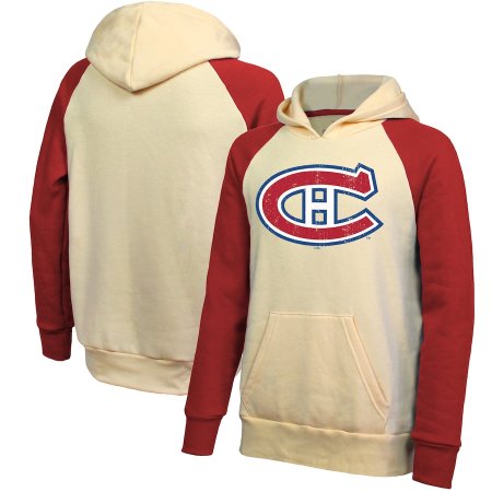 Montreal Canadiens - Logo Raglan NHL Mikina s kapucí