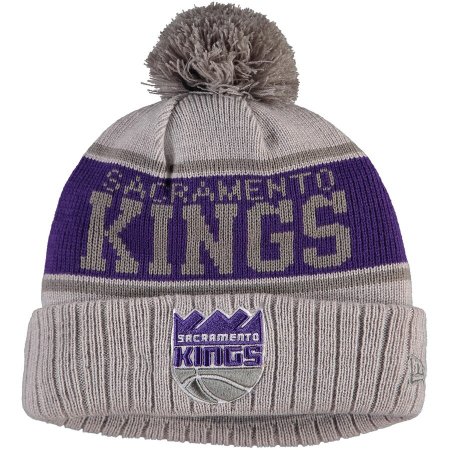 Sacramento Kings - Stripe Cuffed NBA Zimná čiapka