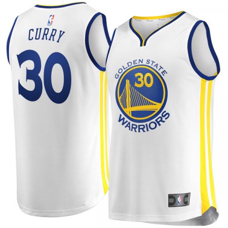 Golden State Warriors - Stephen Curry Fast Break Replica White NBA Trikot