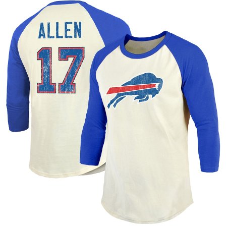 Buffalo Bills - Josh Allen Vintage Raglan NFL T-Shirt