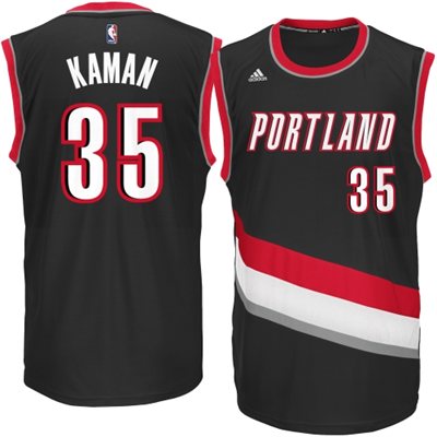 Portland Trail Blazers - Chris Kaman Replica NBA Jersey - Wielkość: XL/USA=XXL/EU