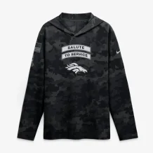 Denver Broncos - 2026 Salute To Service Lightweight NFL Bluza z kapturem