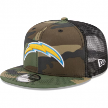 Los Angeles Chargers - Main Trucker Camo 9Fifty NFL Czapka