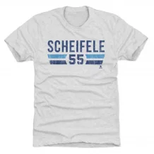 Winnipeg Jets - Mark Scheifele Font White NHL T-Shirt